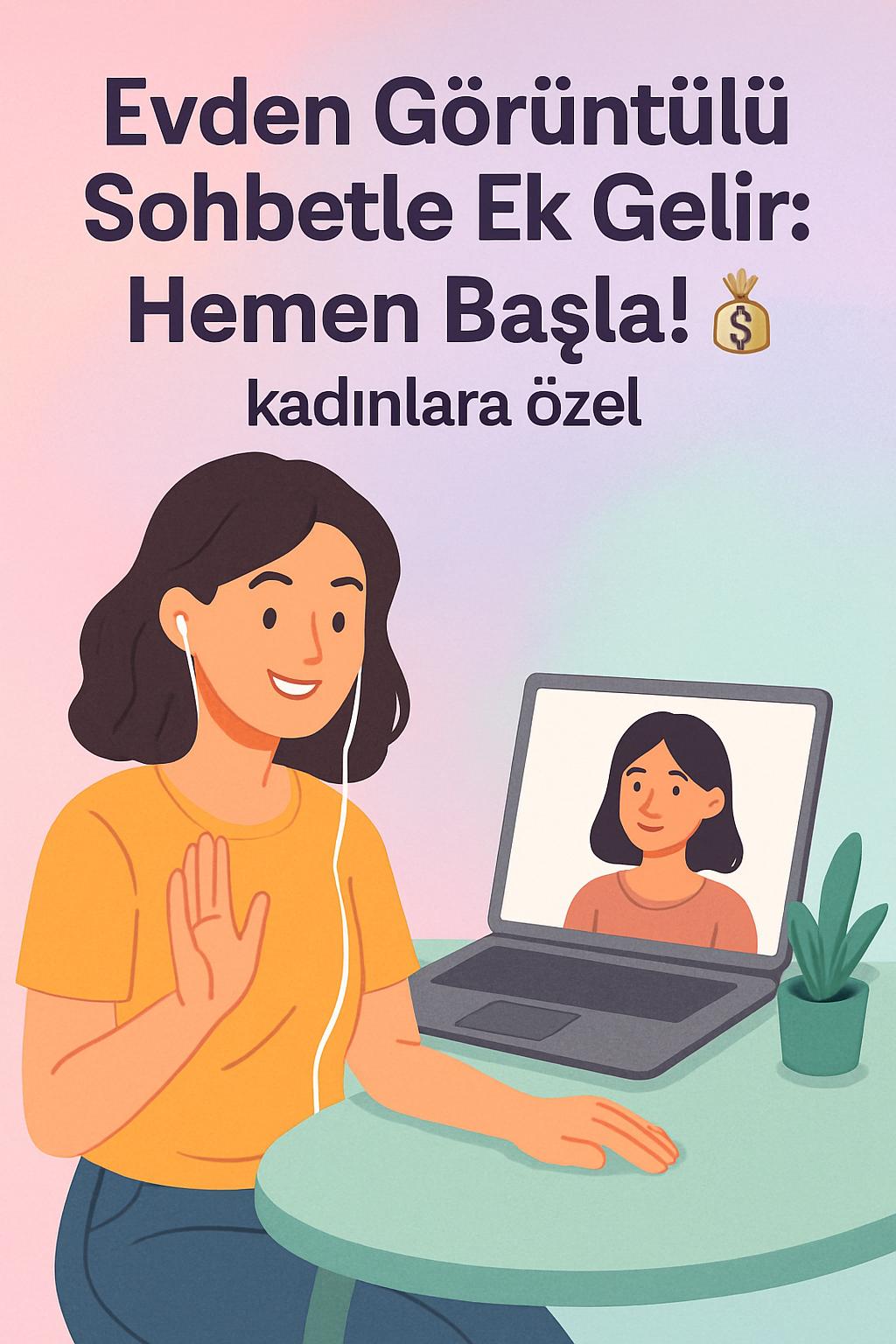 Görüntülü Konuşarak Para Kazan | Evden Esnek Çalışma | Webcam Modelliği Fırsatı