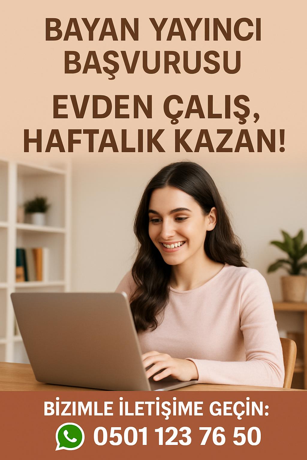 Görüntülü Sohbet Operatörü (Bayan) | Evden Çalış, Gelirini Kendin Belirle Logosu