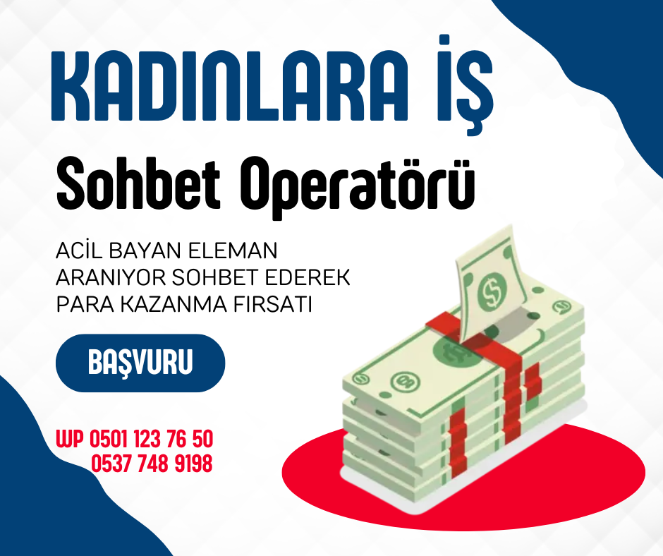 🌟 Sohbet Operatörü Bayanlar Aranıyor! 🌟 Logosu