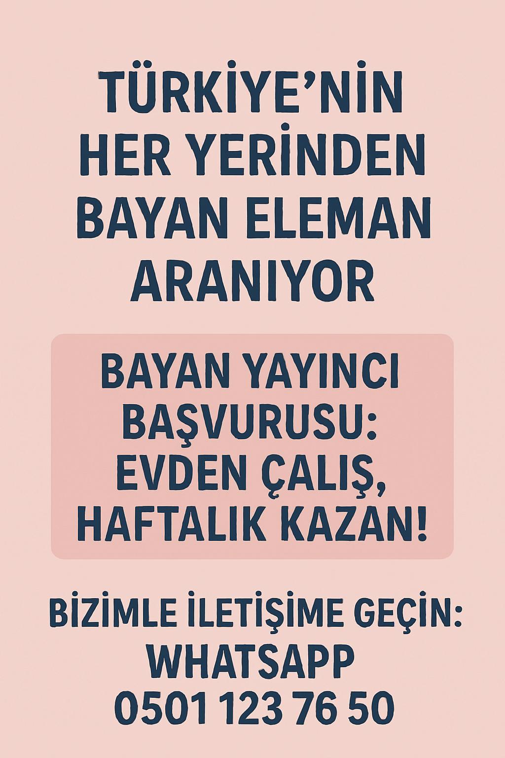 Sohbet Operatörü & Model | Evden Çalış, Haftalık Yüksek Kazanç Logosu