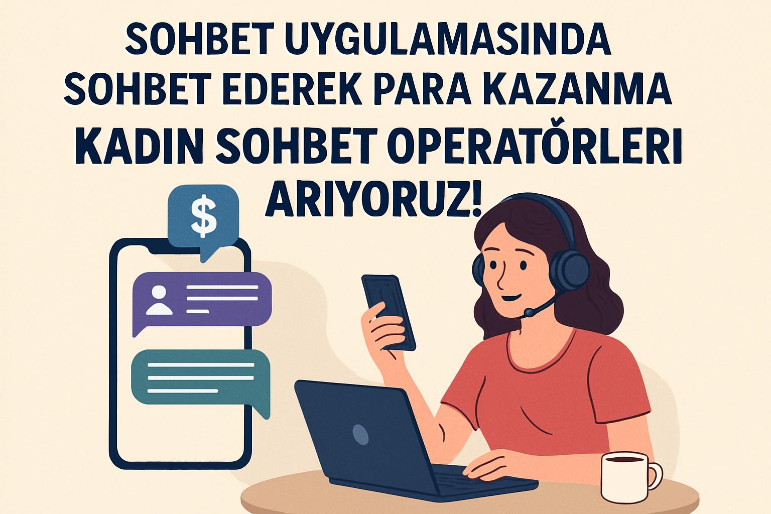 Sohbet Uygulamasında Kazan: Kadınlara Özel Evden Çalışma Fırsatı!
