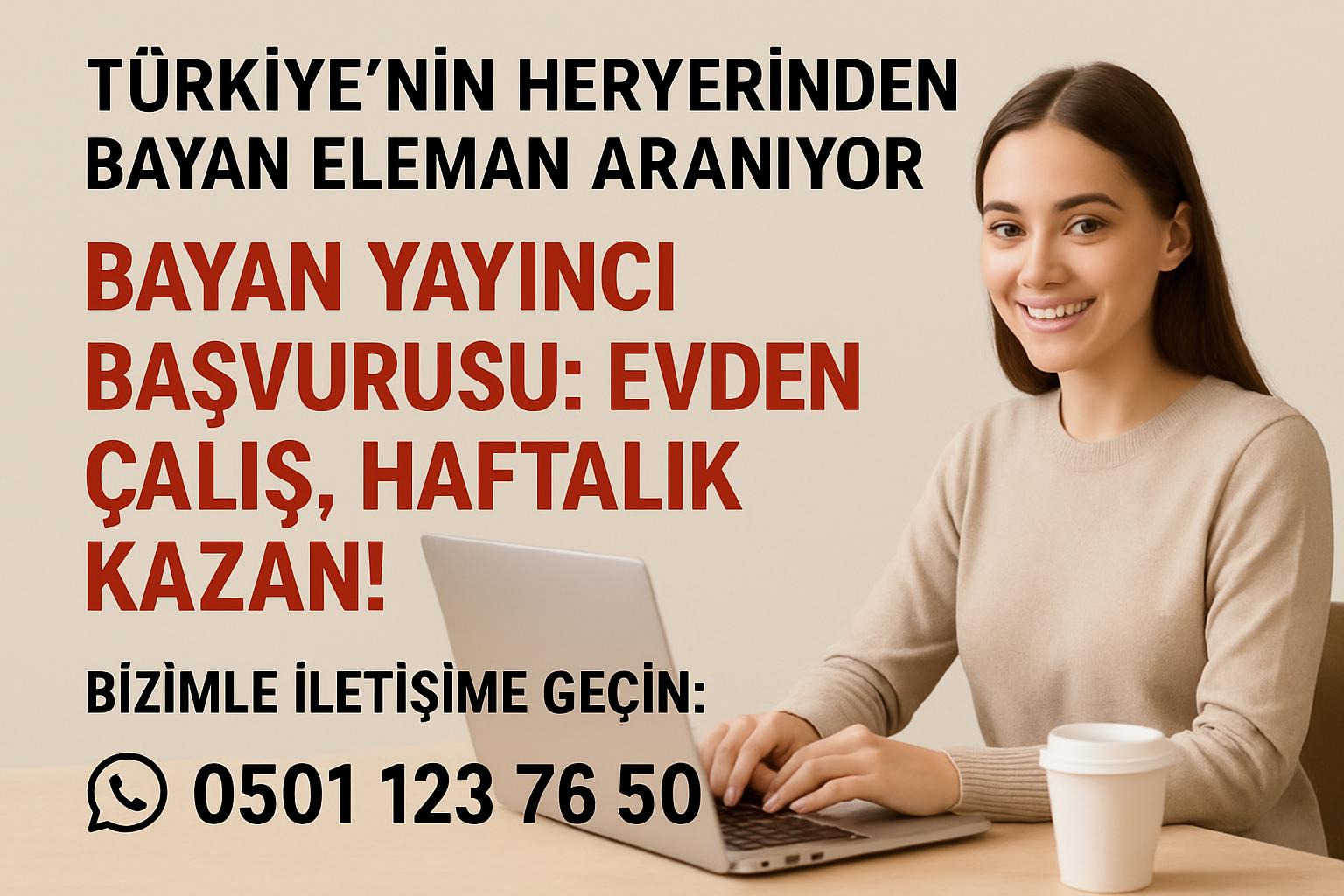 Yayıncılıkla Para Kazan: Günde 1–8 Saat, Haftalık 900–30.000 TL Logosu