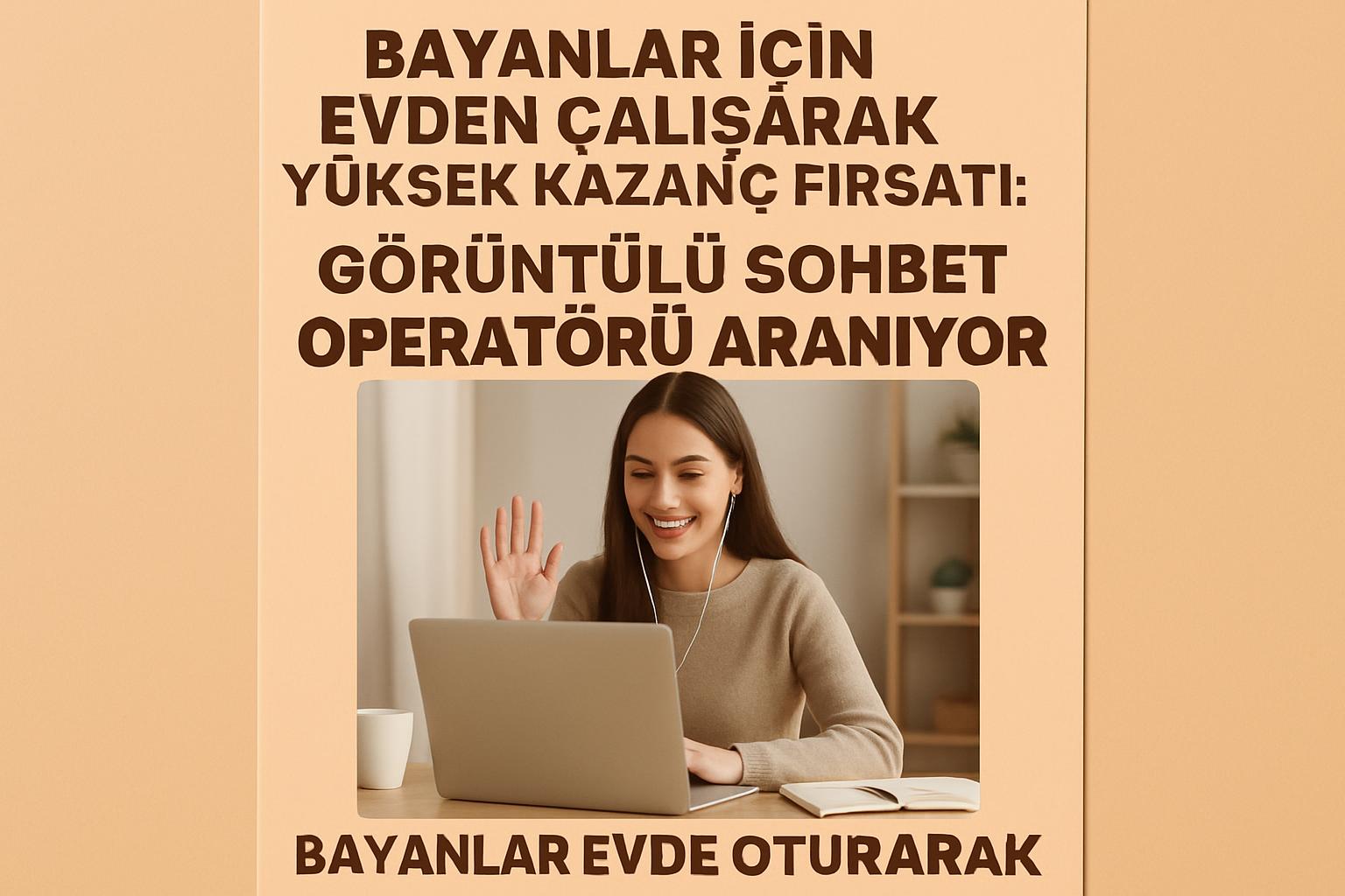 KADINLARA ÖZEL: EVDEN SOHBET EDEREK PARA KAZANMA